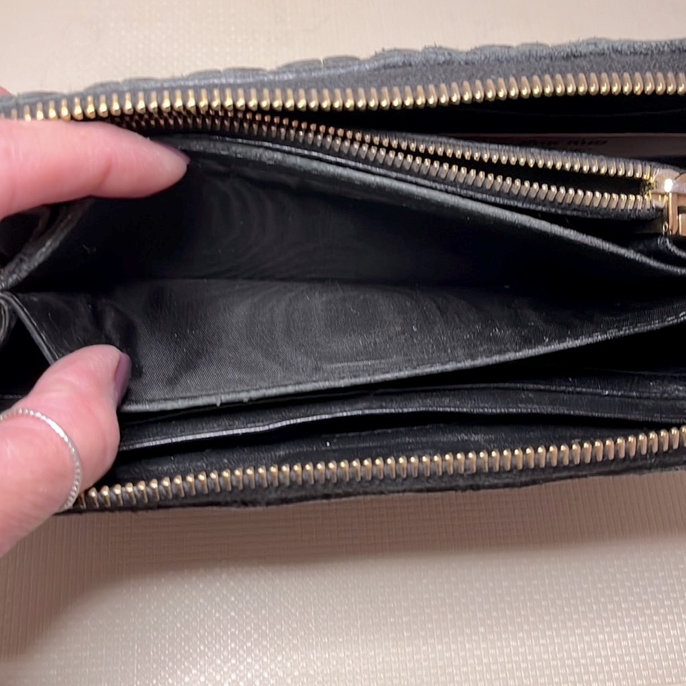 Miu Miu Quilted Black Leather Wallet - image 6